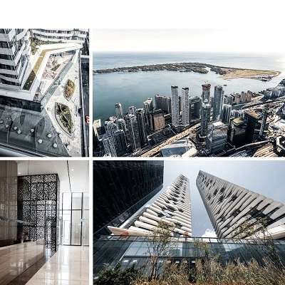 Architecture of villas in Toronto